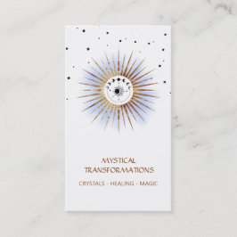 *~* Luna Celestial Lunar Måne Magic Boho Light Visitkort