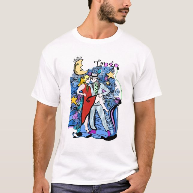 Luna de Tango Tecknad Tee (Framsida)