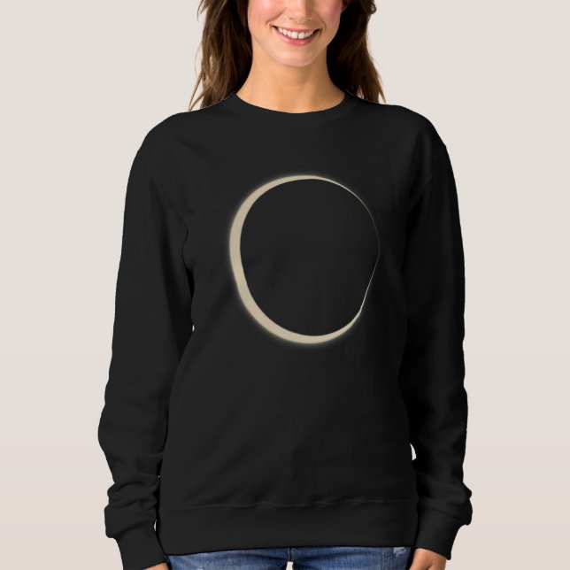 Luna Eclipse Måne White and Black T Shirt (Framsida)