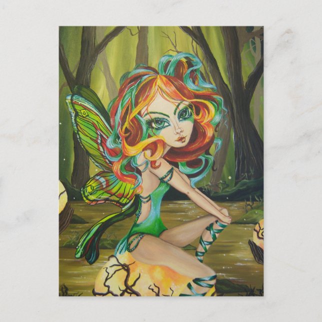 Luna Fairy Postcard Vykort (Framsida)