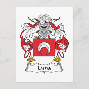 Luna Family Crest Vykort