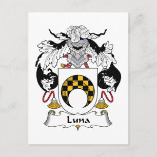 Luna Family Crest Vykort