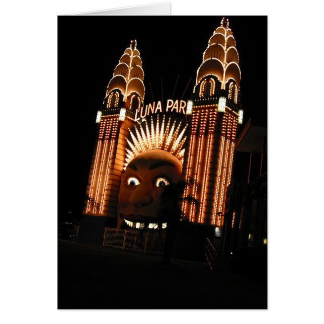 luna hälsningskort (Framsidan)