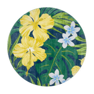 Luna Hibiscus Garden Hawaiian - Gult och flotta