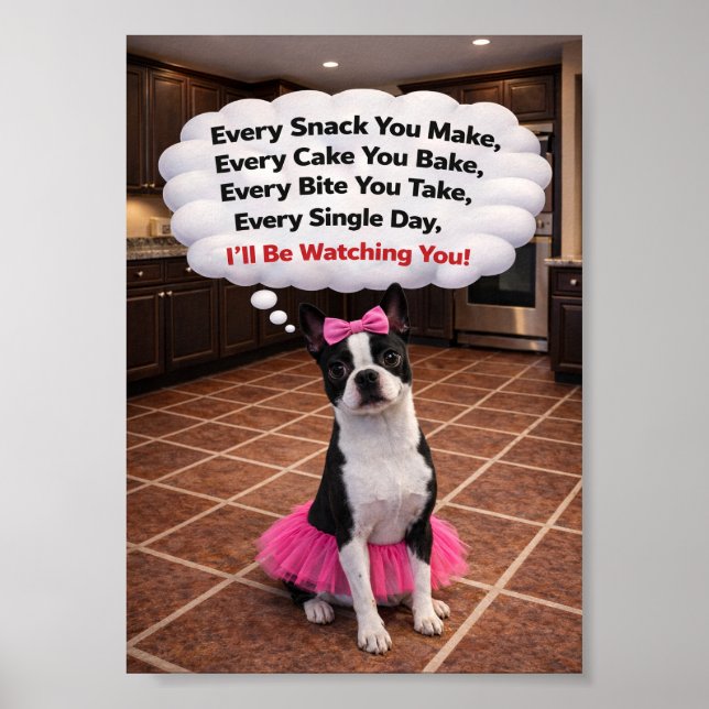 "Luna is Watching You" Poster (Framsidan)