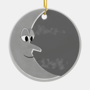 Luna Julgransprydnad Keramik