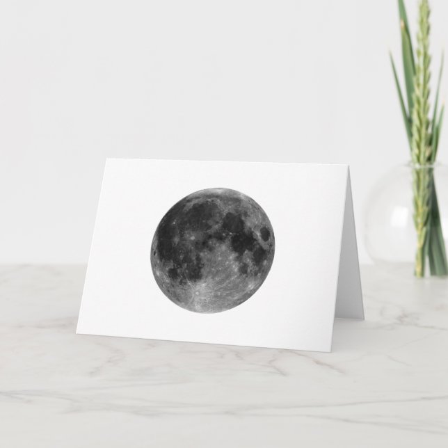 Luna llena Tarjeta de agradecimiento Tack Kort (Framsida)