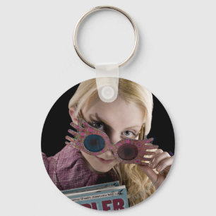 Luna Lovegood tittar över glasögon Nyckelring