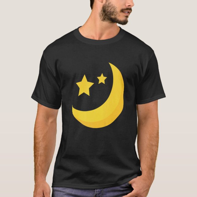 Luna Måne Ansikte Tarot Astrology T Shirt (Framsida)
