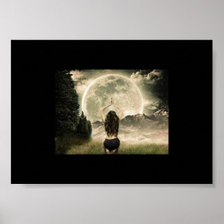 Luna Måne-gudstjänst poster