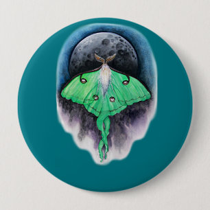 Luna Måne Moth Knapp