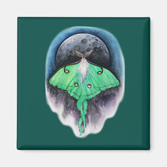 Luna Måne Moth Magnet (Framsidan)