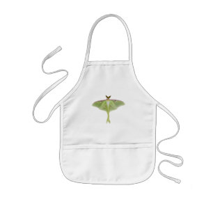 Luna Moth Apron Barnförkläde