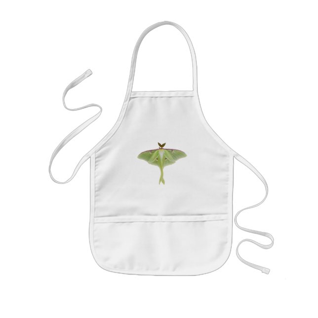 Luna Moth Apron Barnförkläde (Framsidan)