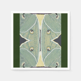 Luna Moth Digital Painting Pappersservett
