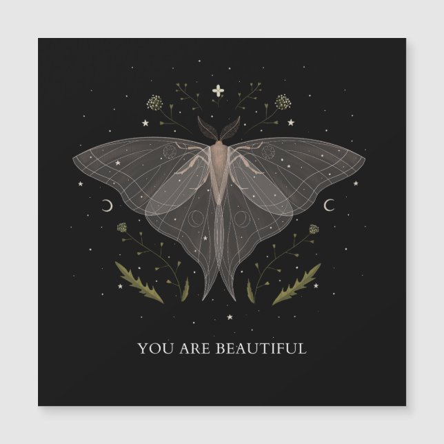 Luna Moth - Du är vacker (Framsida)