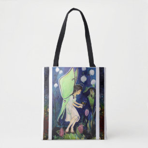 Luna Moth Fairy Bee Maureen Girard Tygkasse
