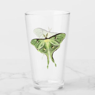 Luna Moth Glass Tumbler Glaskopp