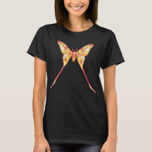 Luna Moth Gult Orange Witchy Magic Insekt
