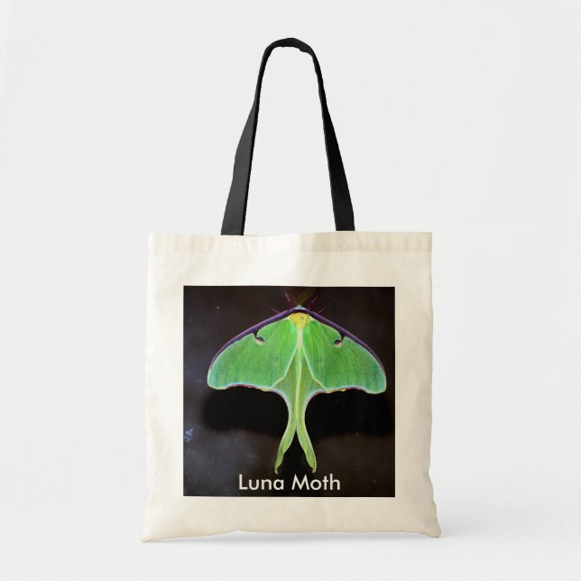 Luna Moth-handväskan Tygkasse (Framsidan)
