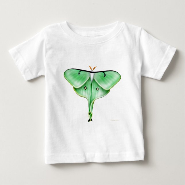 Luna Moth Infant Långärmad Shirt Tröja (Framsida)