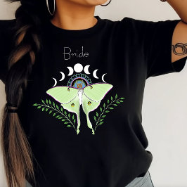Luna Moth Måne Phases Staggette T Shirt