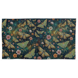 Luna Moth & Moon Phases, Starry Night Flowers