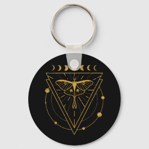 Luna Moth Mystical-design Nyckelring