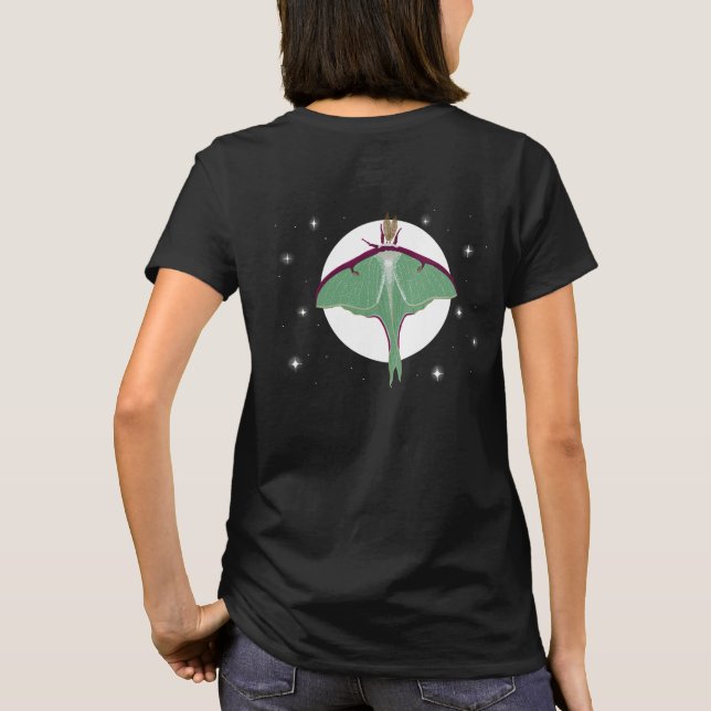 Luna Moth T Shirt (Baksida)