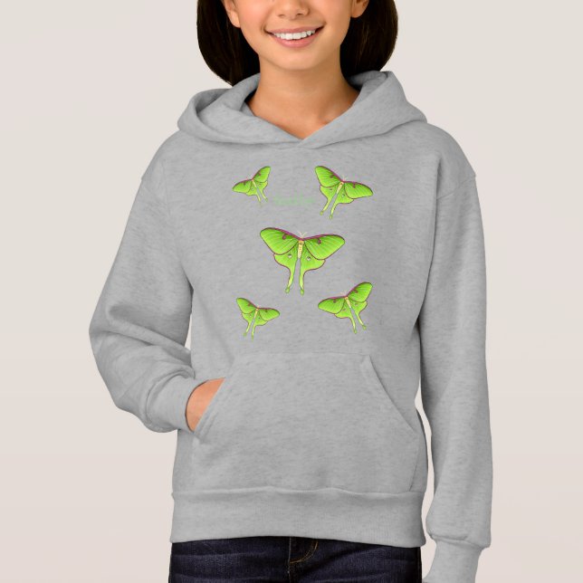 Luna Moth tecknad illustration T Shirt (Framsida)