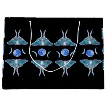 Luna Moth Triple Måne på Black