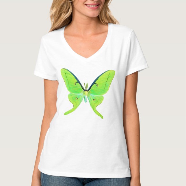 Luna mth - lime green tee shirt (Framsida)