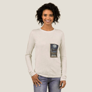 Luna Mystica: Den Celestiala Gudinna Månen T Shirt