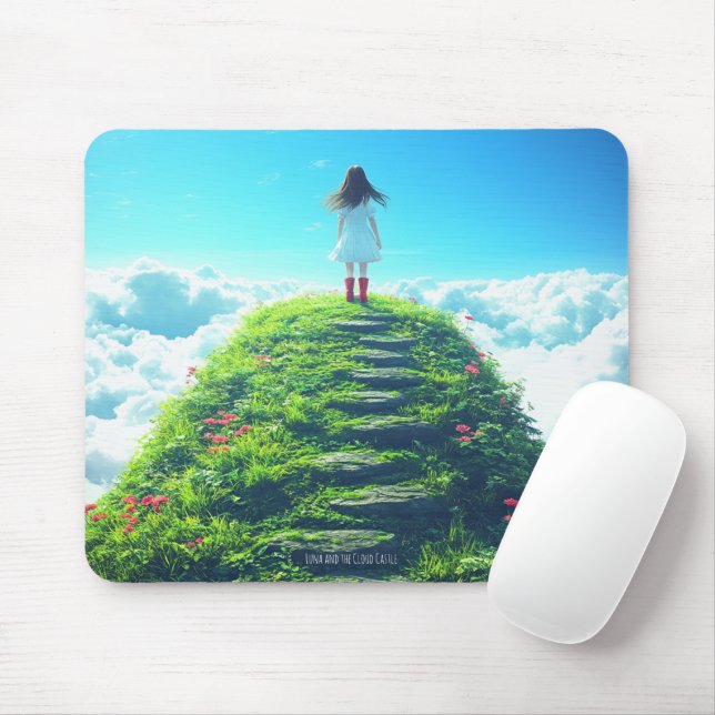 Luna och Cloud Castle - Enchanted Mouse Pad Musmatta (Med mus)