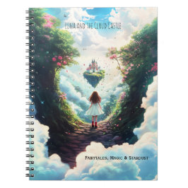 Luna och Cloud Castle - Enchanted Notebook Anteckningsbok