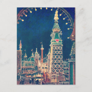 Luna Park Coney Island Vykort