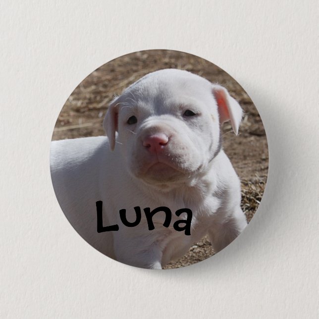 Luna sparad valp knapp (Framsida)