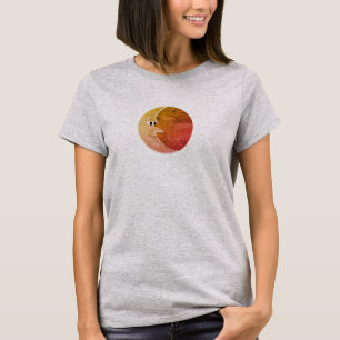 Luna Vintage Måne Teckning T Shirt