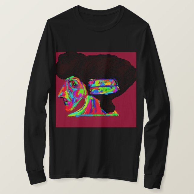 Luna Wolfwoman Long Sleeved Shirt T Shirt (Design framsida)