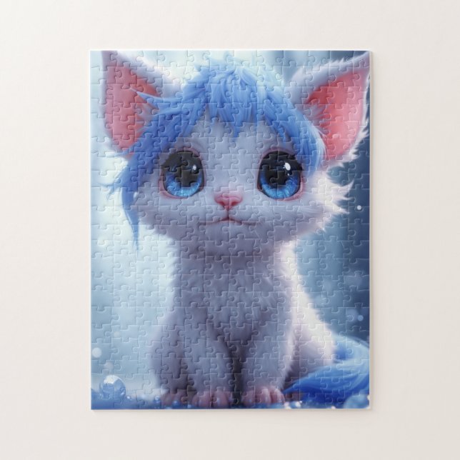 Lunabu in the Enchanted Forest Jigsaw Puzzle Pussel (Vertikal)