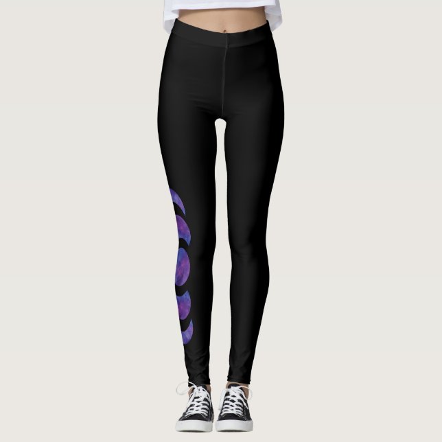Lunar arrangera gradvis damasker leggings (Framsida)
