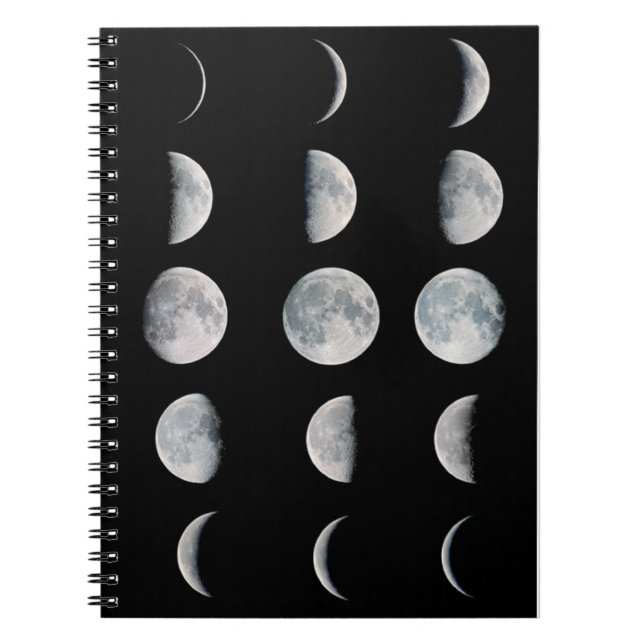 Lunar arrangerar gradvis anteckningsbok (Framsidan)