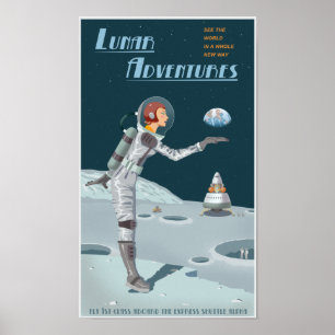 Lunar äventyr poster