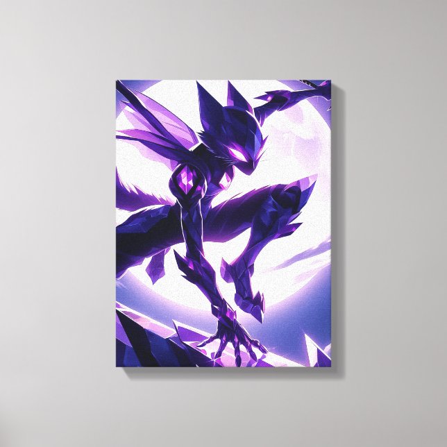 Lunar Blade Cat Canvastryck (Framsida)