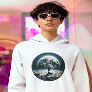 Lunar Breakdance - Street Stil in Space Hoodie