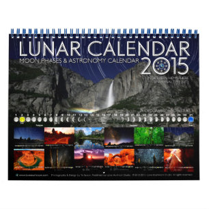 Lunar Calendar 2015 Astronomy Wall Calendar B Kalender