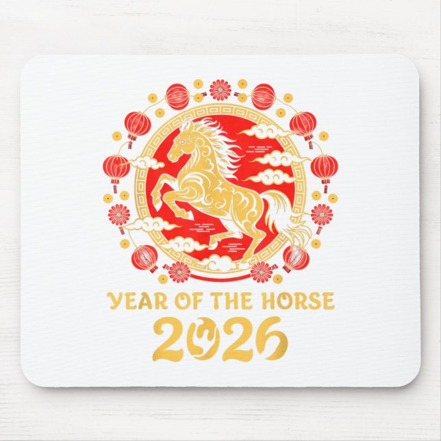 Lunar Chinese New Year 2026 Year Of The Horse Zodi Musmatta (Framsidan)