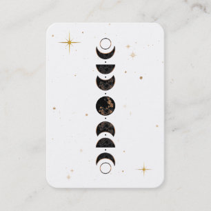 *~* Lunar . Cosmic Måne Phases Universe Shaman Bu Visitkort