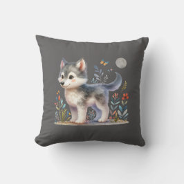 Lunar Cub - Baby Wolf Pillow Kudde
