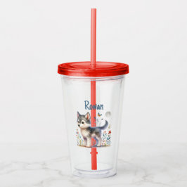 Lunar Cub - Baby Wolf Tumbler Take Away Mugg